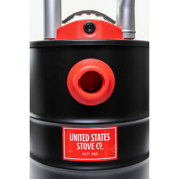 US Stove AV15E Ash Vacuum 6.5 Gallon Capacity 2.5 HP Black Metal New