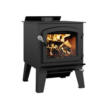 Drolet Austral III 2,300 Sq. Ft. Wood Stove With Steel Legs New